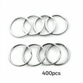 thumbnail image 1 of DESIGNICE 400Pcs Key Rings Metal Small Key Rings Diy Keychain Rings Metal Round Key Rings O-Shaped Rings, 1 of 7