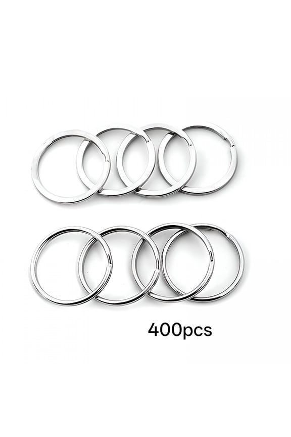 400Pcs Key Rings Metal Small Key Rings Diy Keychain Rings Metal Round Key Rings O-Shaped Rings