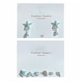 thumbnail image 1 of DESIGNICE 4Pcs Summer Earrings,Buffed Finish Summer Earrings for Women,Alloy Material Cute Earrings for Women,Womens Earrings for Vacation,Style4, 1 of 7