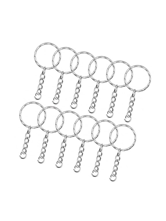 50 Pcs Metal Key Bulk Tone Sturdy Finish Keychains Bulk Accessories for Crafts and