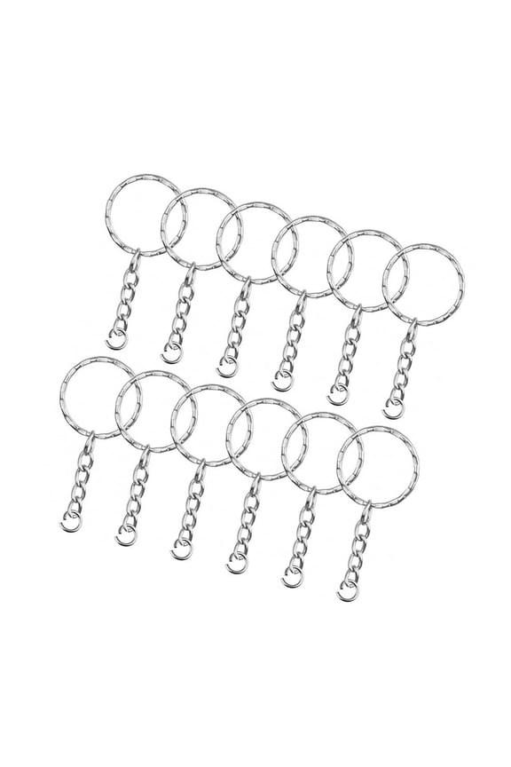 50 Pcs Metal Key Bulk Tone Sturdy Finish Keychains Bulk Accessories for Crafts and