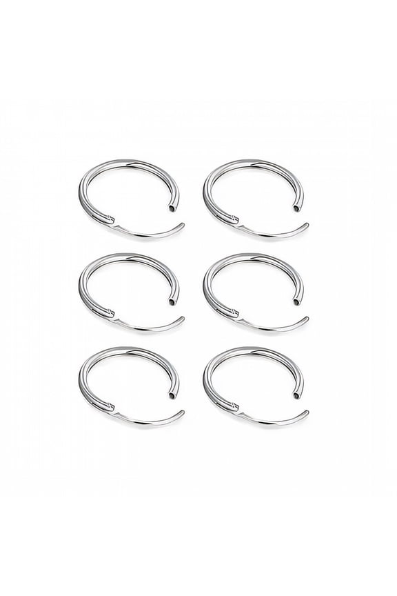 6Pcs Earrings,Minimalist Circle Design Timeless Style Stud Earrings for Women,Unique Boutique Design with Distinctive Flair Flat Back Earrings,Style1