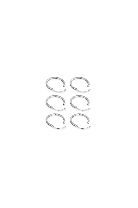 6Pcs Earrings,Minimalist Circle Design Timeless Style Stud Earrings for Women,Unique Boutique Design with Distinctive Flair Flat Back Earrings,Style2