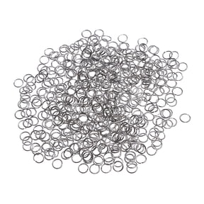 DESIGNICE 6mm Closed Jump Rings Jewelry Findings for Jewelry Making 500 Pieces