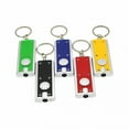 thumbnail image 1 of DESIGNICE 6pcs Flashlight Keychains Unique Key Holder LED Key Ring Key Decoration Small Gift for Men Women Adults (Mixed Color), 1 of 7