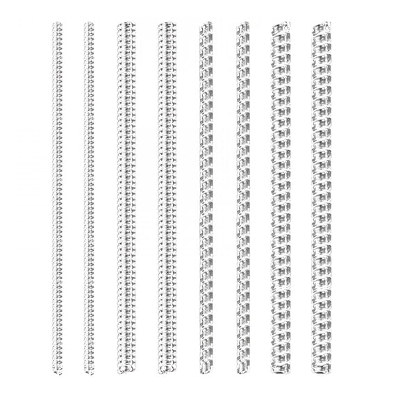 DESIGNICE 8pcs Rings Size Adjuster Spirals Spring Plastic Guards Jewelry Resizer Loose Rings Coil Wrap for Men and Women Ring Adjusters