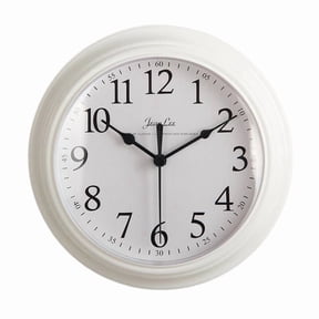 DESIGNICE 9 Inch Wall Clock, Silent Non-Ticking Timepiece with Metal Hands, Modern Minimalist Decor for Living Room, Bedroom, Office