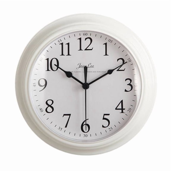 DESIGNICE 9 Inch Wall Clock, Silent Non-Ticking Timepiece with Metal Hands, Modern Minimalist Decor for Living Room, Bedroom, Office