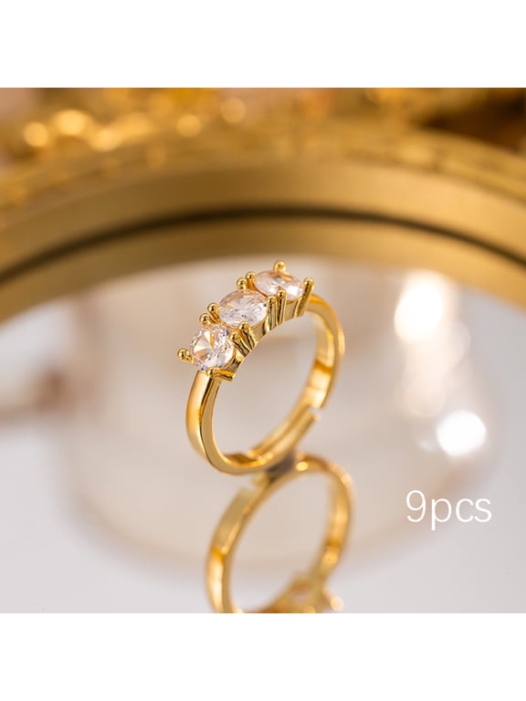 9 Pack Filled Gold/Silver Metal Ring Guard,Invisible Ring Size Adjuster Set for Loose Rings,Ring Guard,Ring Sizer,Fit for Men and Women Rings a Ring