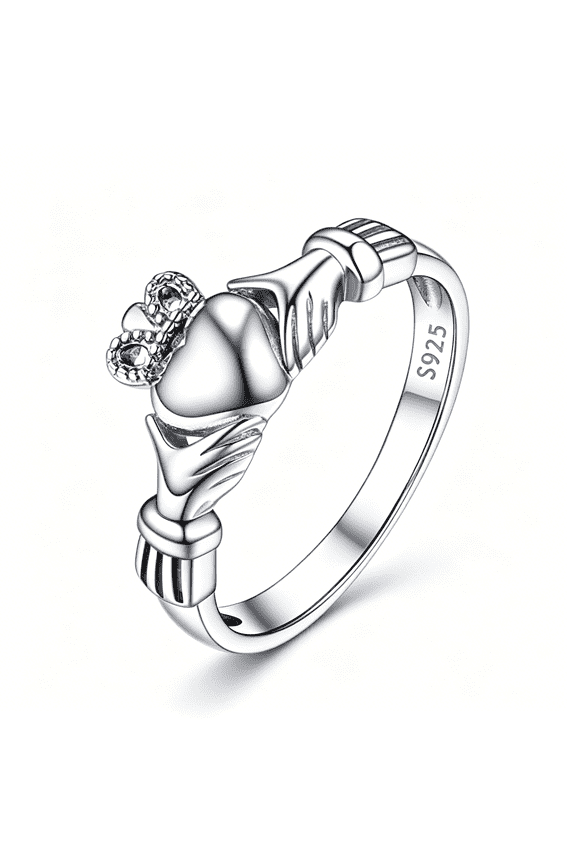 925 Sterling Silver Ring/ Ring for Women,Irish Wedding Band,Rose Gold Plated/Gold Plated,Size 4-12,Come with Box