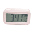 thumbnail image 1 of DESIGNICE Alarm Clock Real-Time Temperature Display Alarm Clocks for Bedrooms Intelligent Night Light Screen Sunrise Alarm Clock Pink, 1 of 4
