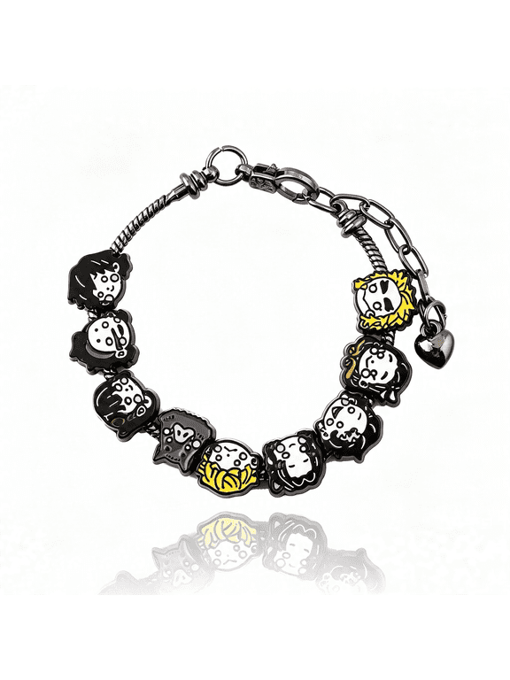 Anime Figure Tanjiro Charm Bracelet - Tanjiro Nezuko Zenitsu Inosuke Figure Bracelet - Gifts Anime Bracelet