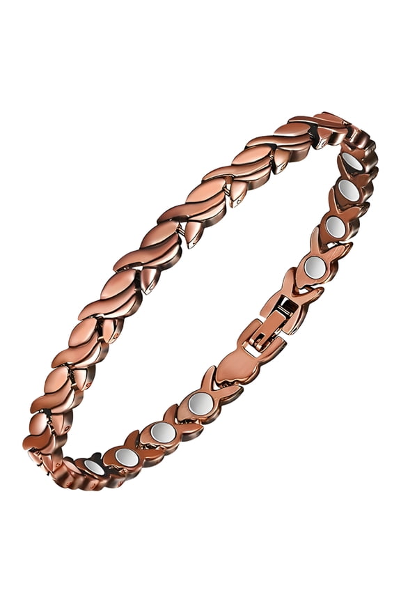 Ankle Bracelet Pure Copper Health Anklet Stainless Steel Bracelets for Women Vintage Jewelry Ankle Bracelet Bronze