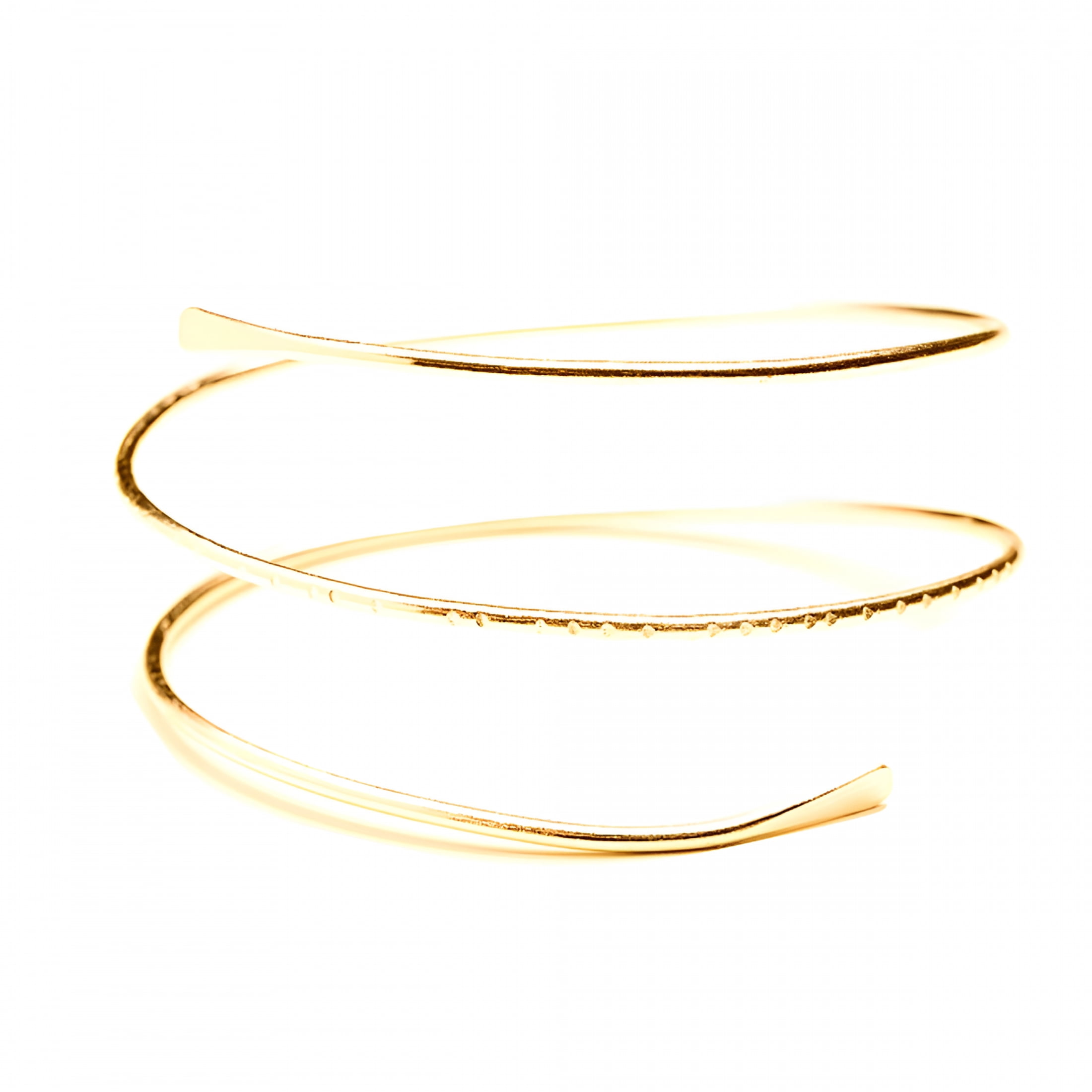 DESIGNICE Bar Curve Geo Open Upper Arm Cuff Armlet Armband Bangle Gold ...