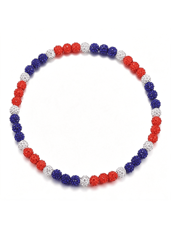 Baseball Beaded Necklace for Men Bling Rhinestone Baseball Drip Accessories for Men Sparkly Diamond Ice Collection Baseball Chain Necklace Gifts for Baseball Player Team Lovers