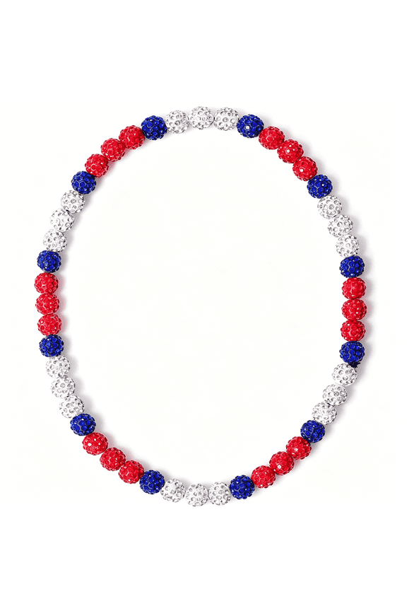 Baseball Necklace 16In/19In/22In Baseball Bling Drip Necklaces Rhinestone Clay Beaded Chain Necklace for Men Cool Sports Jewelry for Players Lovers