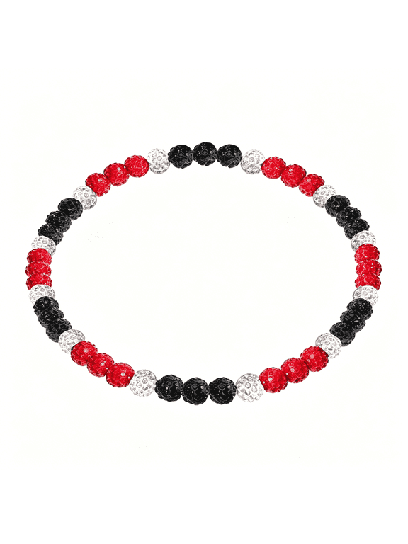 Baseball Necklace 16in/19in/22in Baseball Bling Drip Necklaces Rhinestone Clay Beaded Chain Necklace for Men Cool Sports Jewelry for Players Lovers