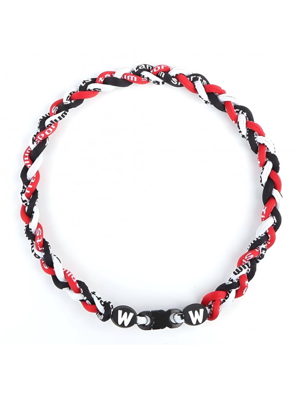 2026 New Baseball Necklace 3 Braided Rope Necklace Sports Necklace for Fans,For Game Day,Team Spirit,Gifts,Casual Wear