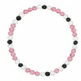 thumbnail image 1 of DESIGNICE Baseball Necklace Pave Nails and Diamonds Baseball Chain Pink, White and Black Color Baseball Necklace Unique Gifts for Men Chain Length 23.62In, 1 of 6
