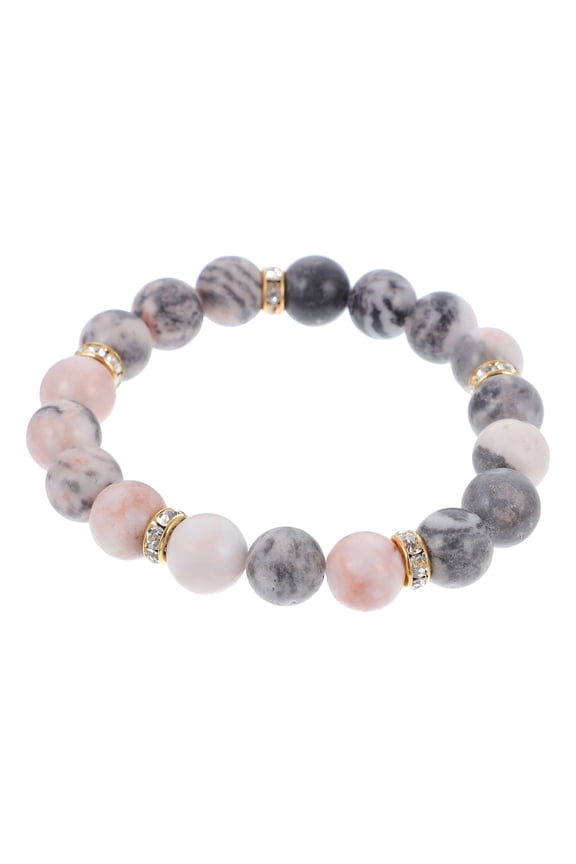 Beaded Bohemia Wrist Ornament Hand Woven Chakra Chip Bangle Crystal Stone for Women