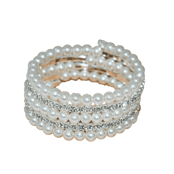 DESIGNICE Beaded Bracelets for Women,Stacked Style Pearl Bracelets for Women, Handmade Weaving Beaded Bracelets,Style 3