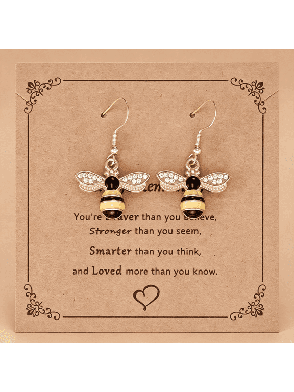 Bee Earrings for Women Gifts Gold Bumble Bee Bumblebee Jewelry Honey Bee Earings Bee Earrings