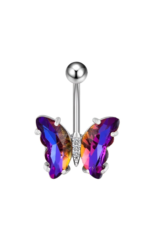 2026 New Belly Button Ring,Copper Piercing,4g Dangly Belly Button Piercing