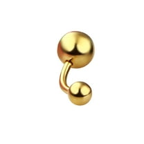 DESIGNICE Belly Button Ring,Stainless Steel Belly Rings,1g Body Jewelry for Women