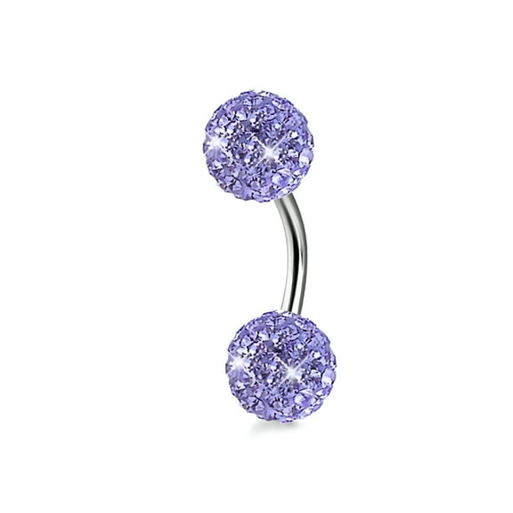DESIGNICE Belly Button Ring,Stainless Steel Piercing,2g Body Jewelry