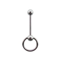DESIGNICE Belly Button Ring,Stainless Steel Piercing Jewelry,10g Dangle Belly Button Rings