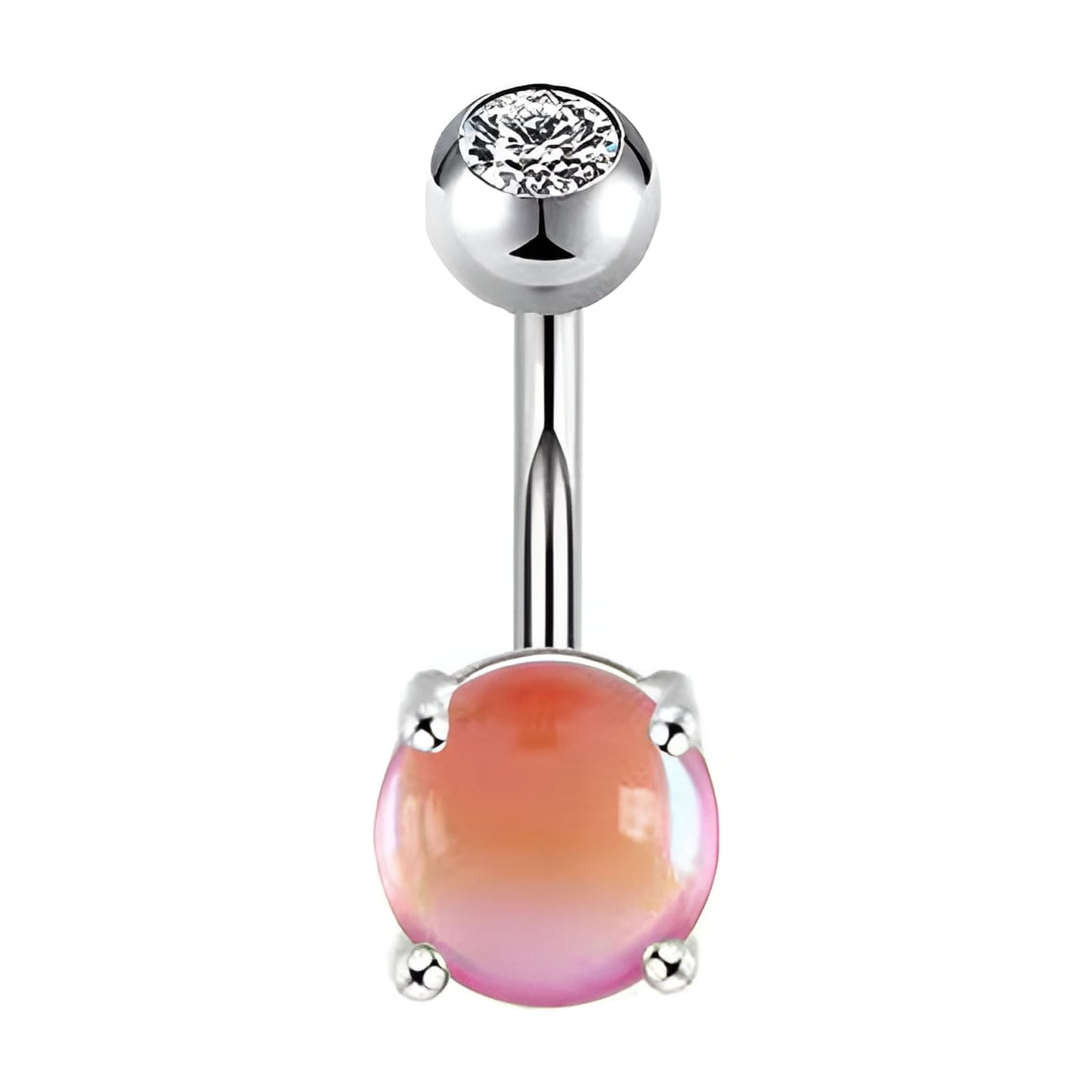 DESIGNICE Belly Button Ring,Stainless Steel Surgical Steel Belly Button ...