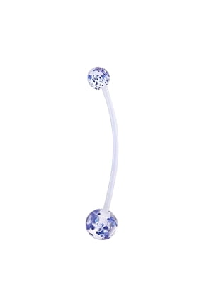 Belly Button Rings for Pregnancy Women Maternity Long Barbell Body Piercing Jewelry Bioflex Belly Rings