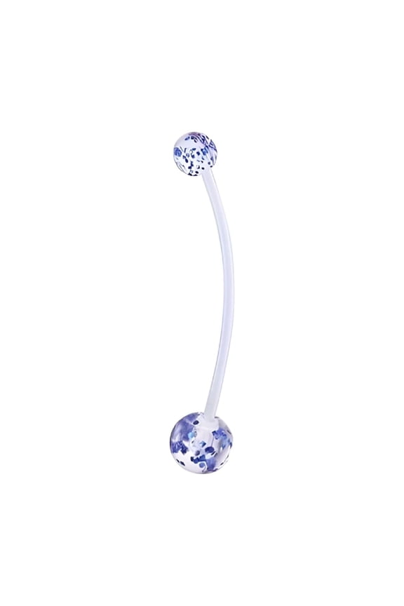 Belly Button Rings for Pregnancy Women Maternity Long Barbell Body Piercing Jewelry Bioflex Belly Rings