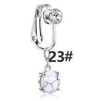 DESIGNICE Belly Ring Alloy Belly Button Rings Plating Belly Rings,Style5