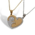 thumbnail image 1 of DESIGNICE Best Friend Gifts for Women,Cute BFF Necklace for 4,Heartfelt Best Friend Necklace,Thoughtful Friend Gifts for Women,Gold&White Cat, 1 of 2