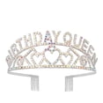 thumbnail image 1 of DESIGNICE Birthday Girl Crown,Carved Details Combined with Modern Design Coronas Para 20 Anos,Glossy Appearance Enhances Visual Effect Princess Crown,Style3, 1 of 4