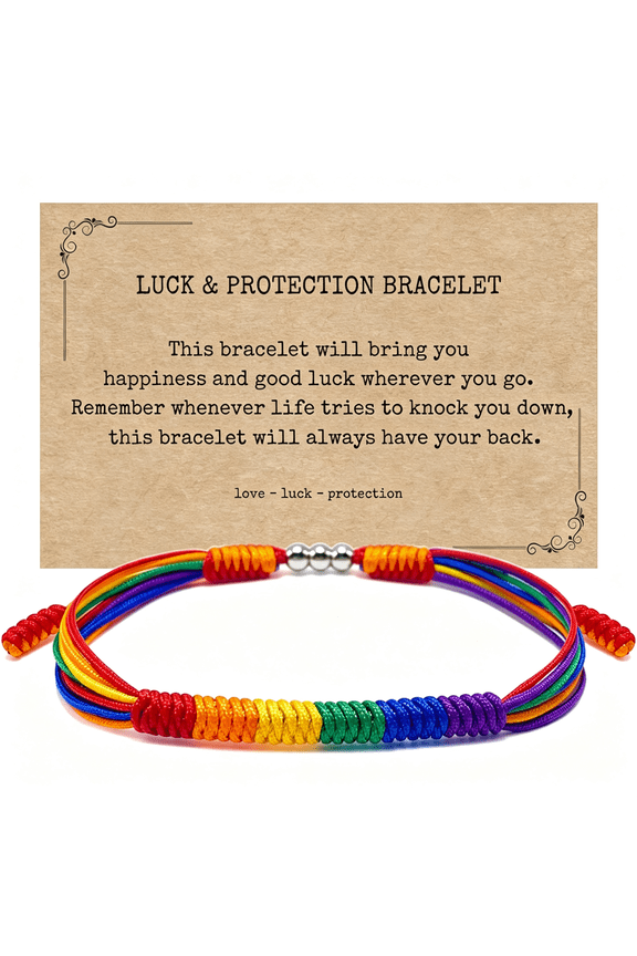 Bisexual, Pansexuality, Asexual, Lesbian, Mlm Progress Flag Code Bracelet, Boho Style Rope Women Men Thread for Him Her, Pride Month Boho Style Rope Women Men Thread Pride Bracelet