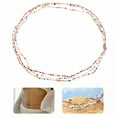thumbnail image 1 of DESIGNICE Body Chain Jewelry for Women,Beads Waist Chains for Women,Wrap Layers Belly Chain,43.4",Style1, 1 of 7
