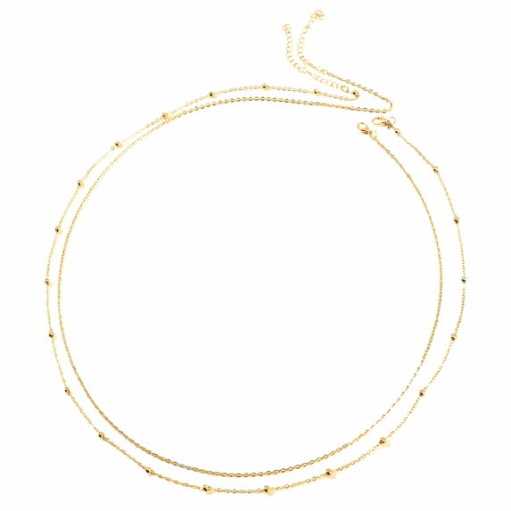 DESIGNICE Body Chain Jewelry for Women,Metal Body Chain,Waist Ease Belly Chains for Women,43.4",Style2