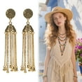 thumbnail image 1 of DESIGNICE Boho Earrings,Stud Earrings Cute Earrings for Women,Chain Tassels Boho Earrings for Women,Style1, 1 of 7