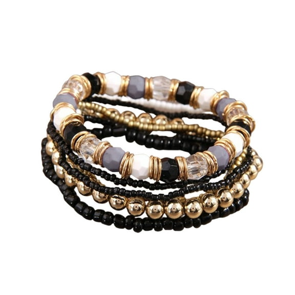 DESIGNICE Bracelet,Exquisite Charm Bracelet,Delicate Beaded LayeRed Bracelets,Blue