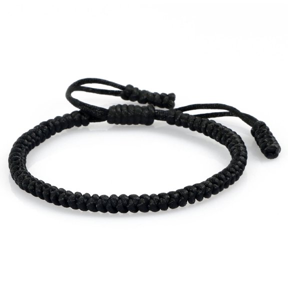DESIGNICE Bracelet,Fortune Knot Charm Bracelet,Comfortable Unisex Bracelets,Black