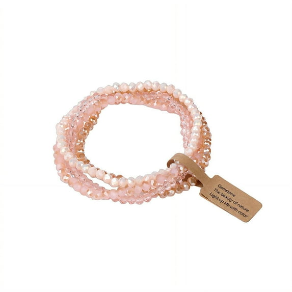 DESIGNICE Bracelets for Women,Bright Gloss, Showcasing Luxurious Feel Womens Jewelry,High Strength, Adapts to Extreme Conditions Charm Bracelets for Women,Pink