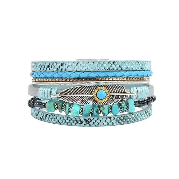 DESIGNICE Bracelets for Women,High-End Metal Decoration Womens Jewelry,Super Functionality, Meeting All Needs Charm Bracelets for Women,Blue