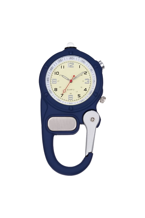 Carabiner Light Watch LED Clip on Watches Wrist Men Hikers Pocket Digital Number Travel