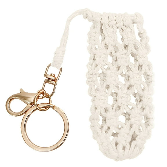 DESIGNICE Chapstick Holder Key Chain, Chapstick Holder Key Chain,Lanyard for Keys Key Rings,Metal