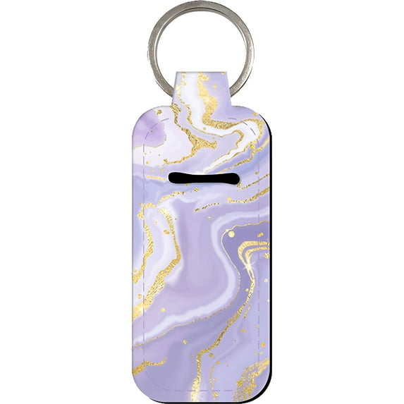 DESIGNICE Chapstick Holder Key Chain,Wear-Resistant Material Chapstick Holder,Suitable Daily Frequent Use Lip Balm Holder,Style5