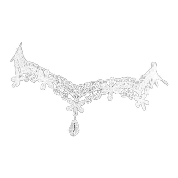 DESIGNICE Choker Necklace,Gothic Royal Style Vintage Jewelry,Delicate Lace Chain Women Jewelry Gift,Style 8