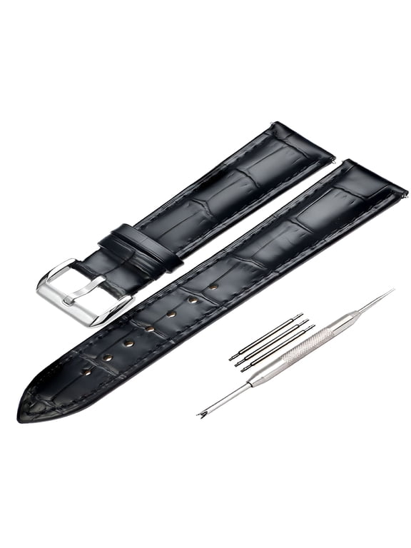 Classic Leather Replacement Watch Band Strap Belt 16 - 24mm