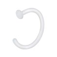 thumbnail image 1 of DESIGNICE Clear Nose Studs,Pellucid Glass Look Stud Earrings for Women Hypoallergenic,Precision-Polished Nose Piercing Jewelry,1.6*8*3MM, 1 of 4